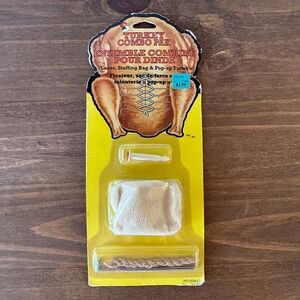 Vintage Heuck Turkey‎ Combo Pak Stuffing Bag Pop-Up Timer Lacer Sealed NOS